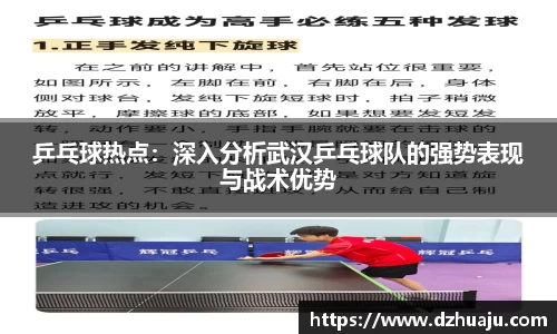 乒乓球热点：深入分析武汉乒乓球队的强势表现与战术优势
